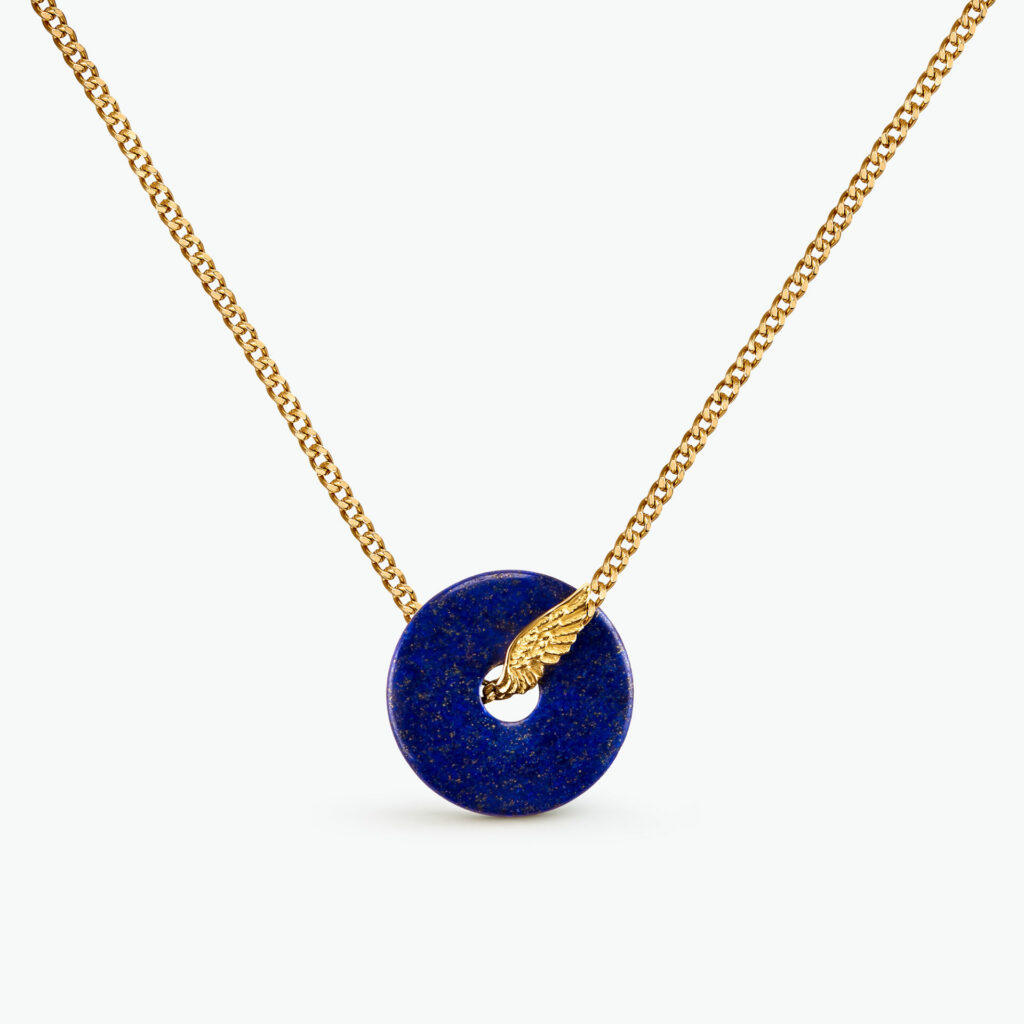 Timecapsule Isis lapis lazuli pendant